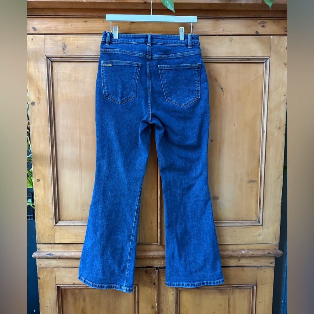 Michael Kors Blue Flare Jeans - Picture 5 of 7